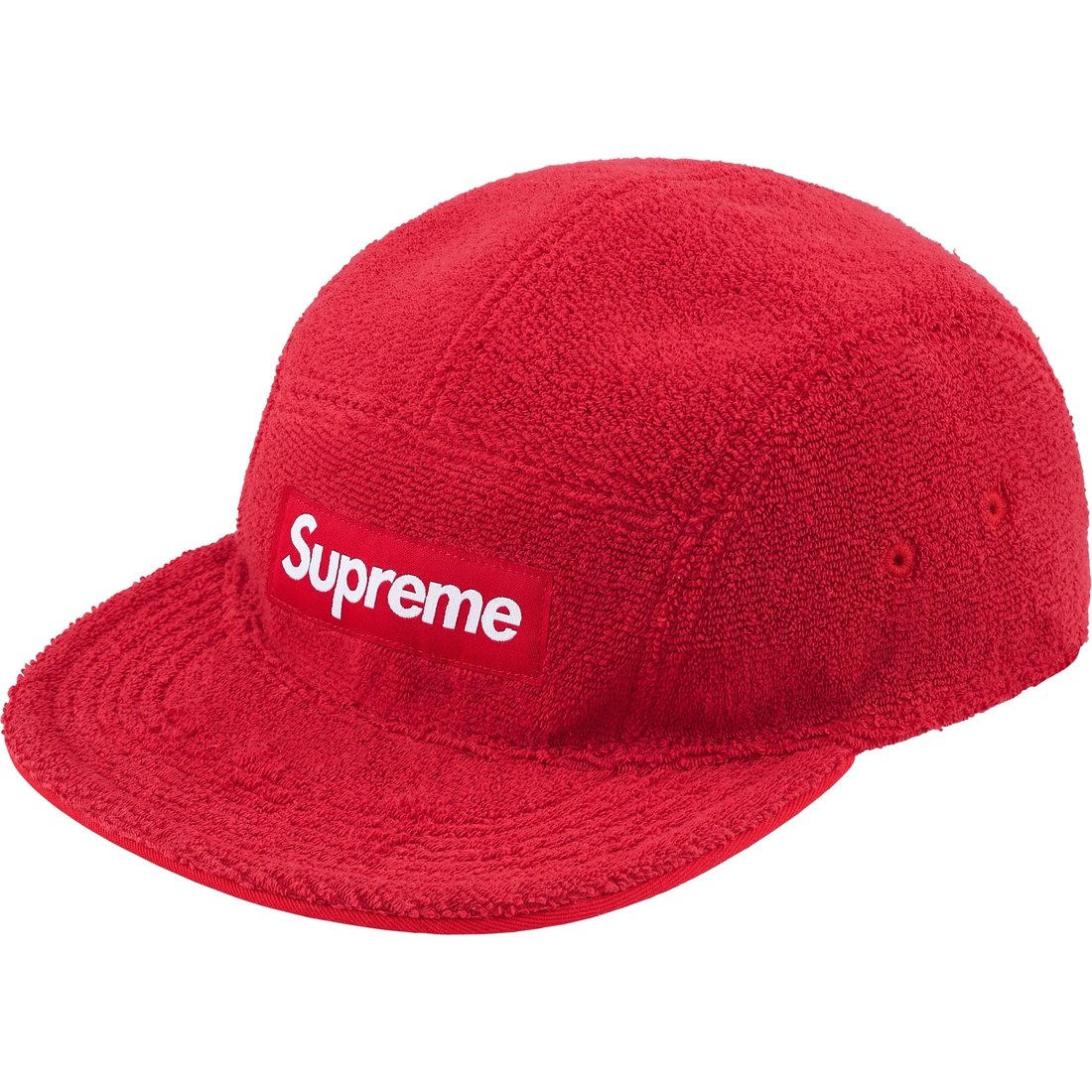 Supreme Wendbare Terry Camp Cap Rot