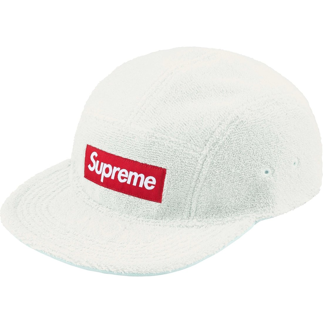 Supreme Wendbare Terry Camp Cap Hellblau