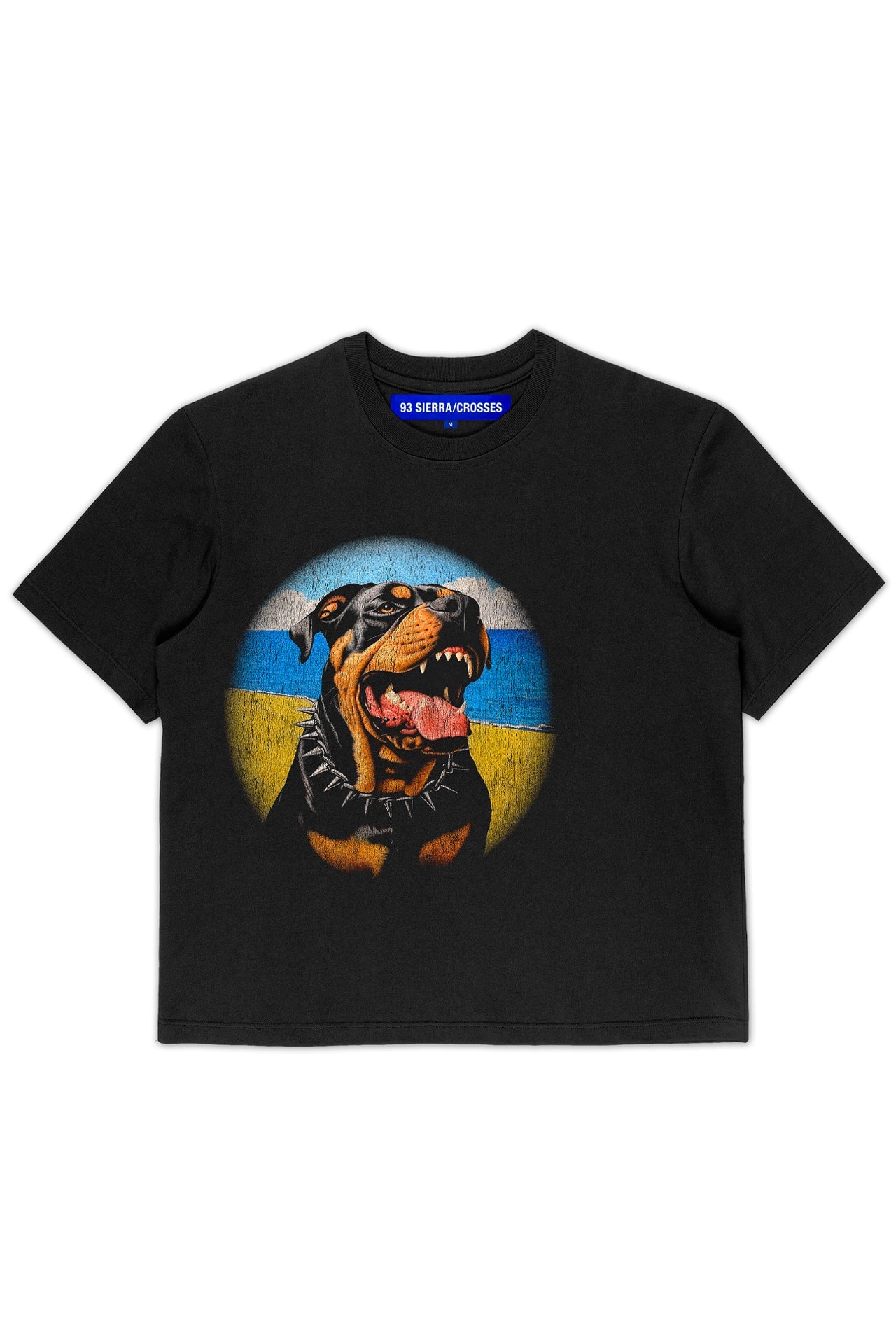 93 Sierra/Crosses Rottweiler T-Shirt Black
