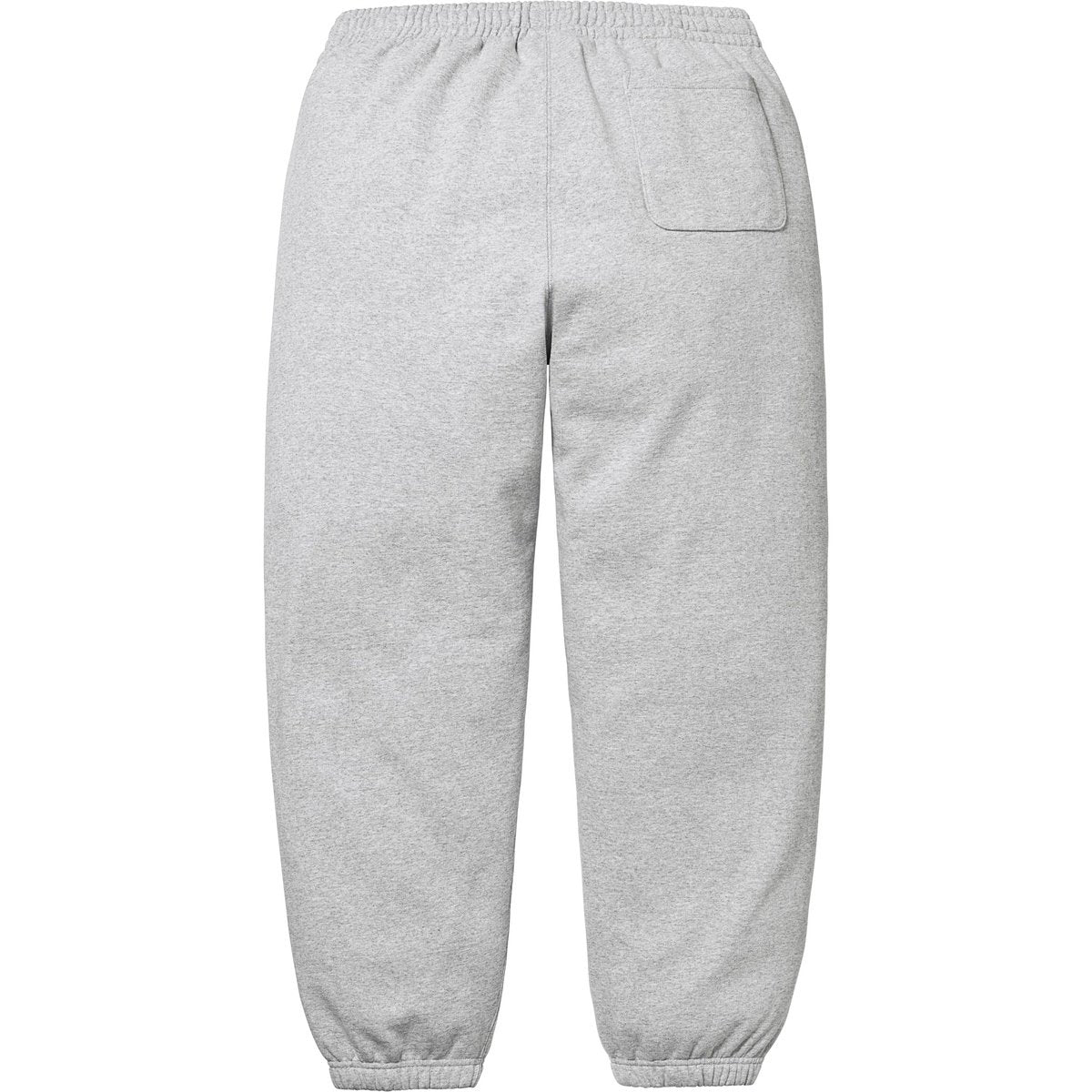 Supreme Satin Appliqué Sweatpant Heather Gray