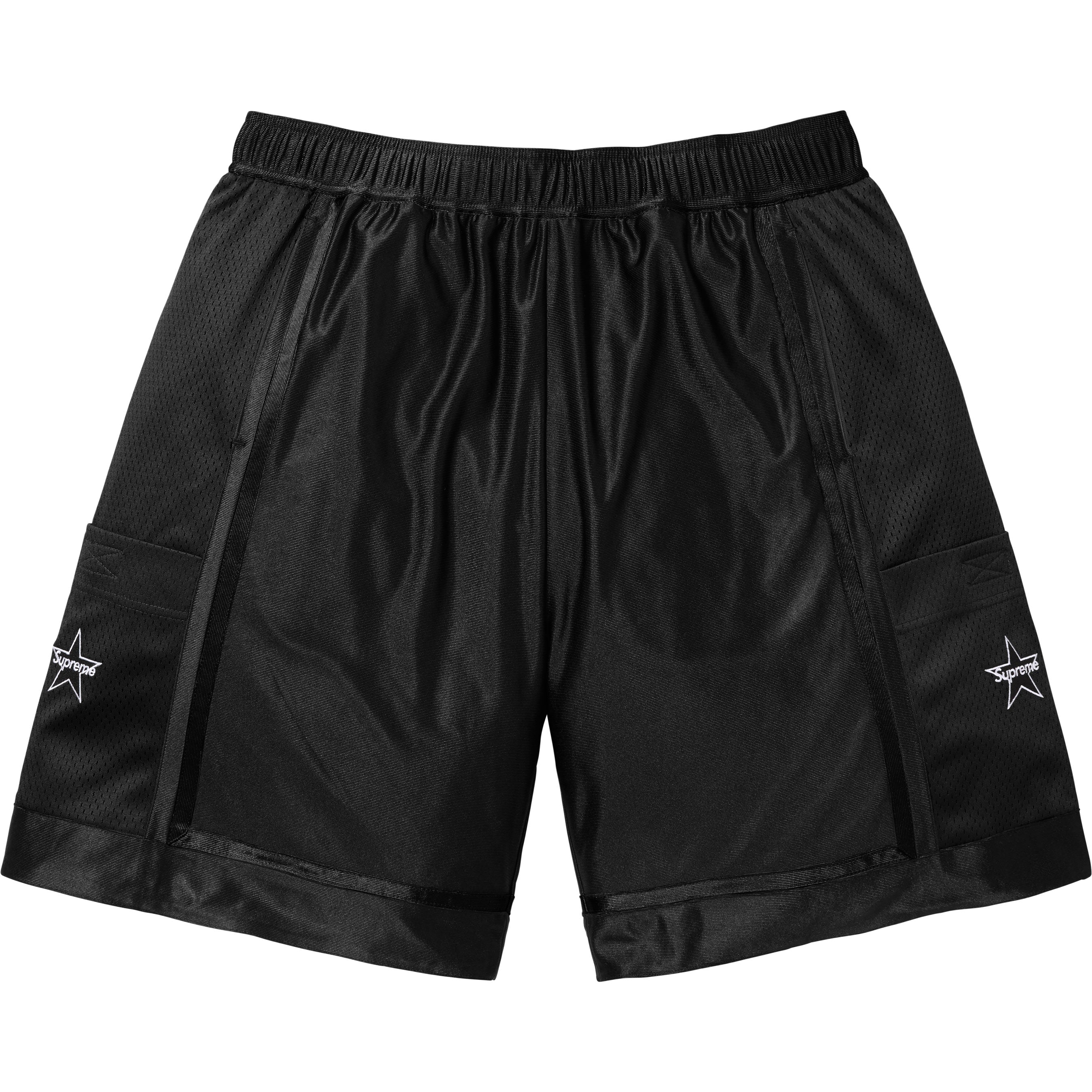 Supreme Side Pocket Basketball Mesh Shorts Black