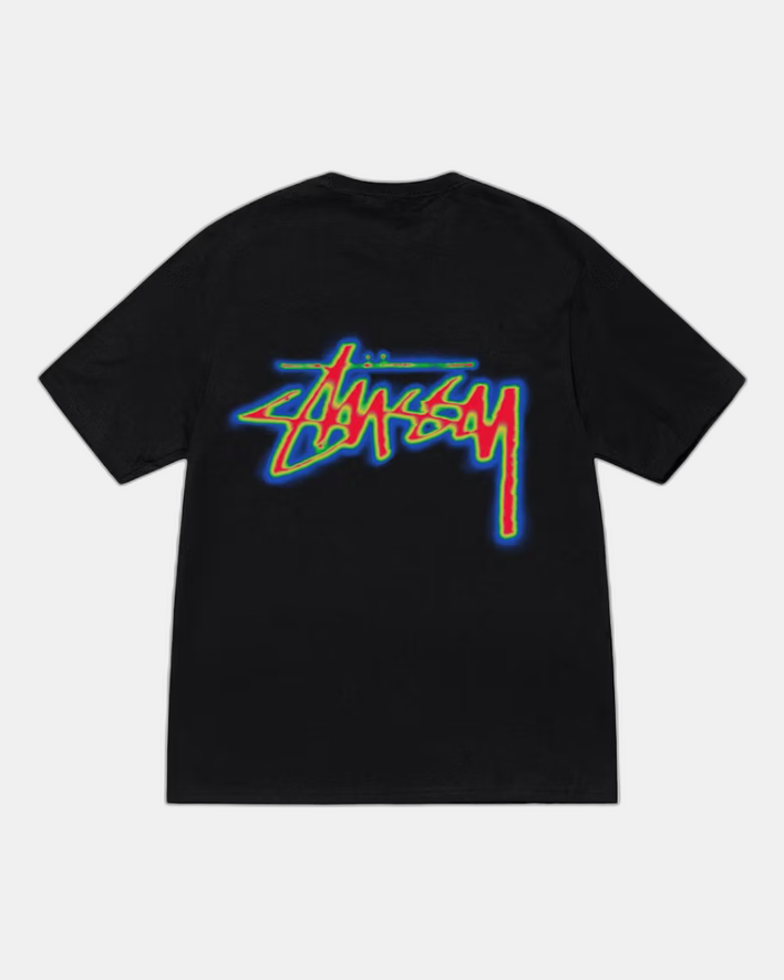 Stussy Thermal Stock Tee Schwarz
