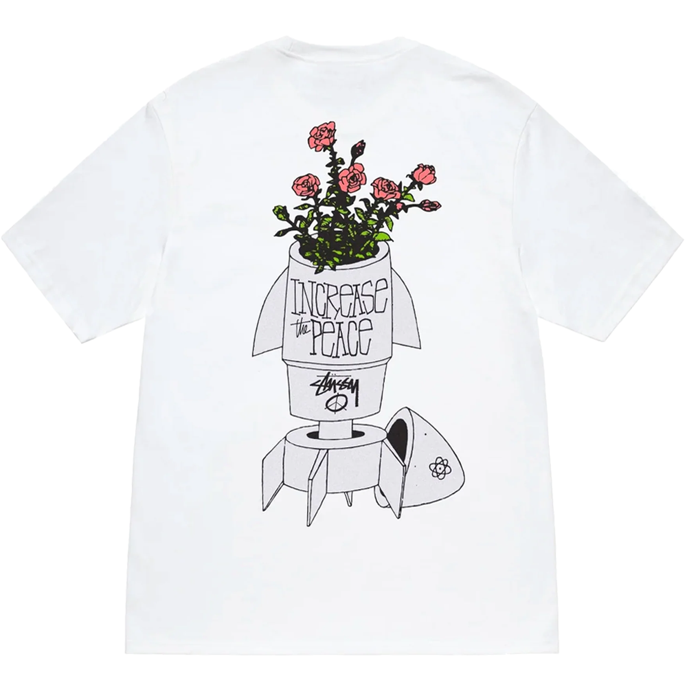 Stussy Flower Bomb Tee White