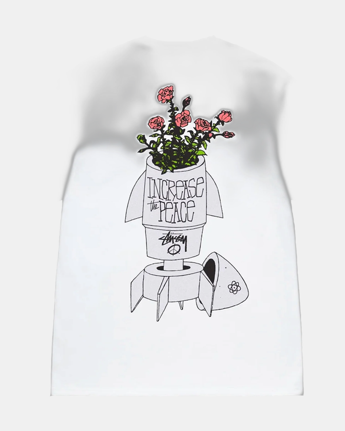 Stussy Flower Bomb Tee White