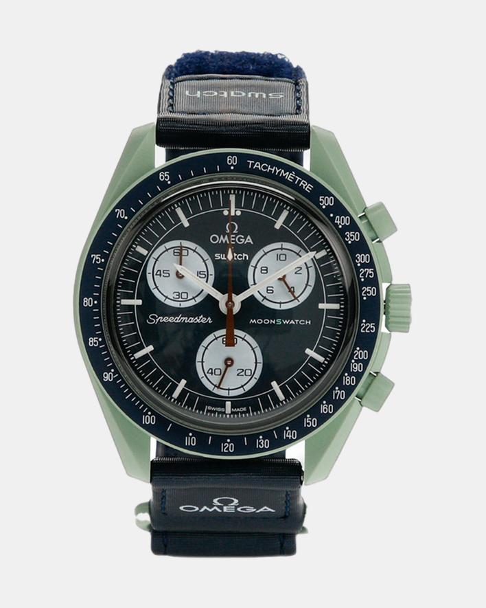 Swatch x Omega Bioceramic Moonswatch Mission to Earth
