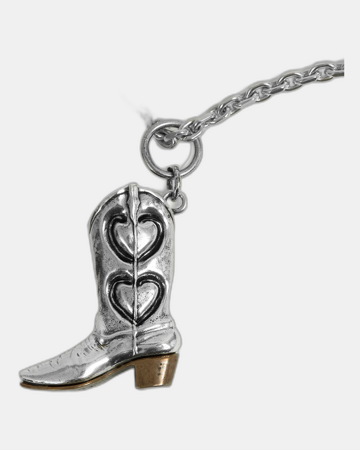 Twojeys 925 Icon Boot Necklace Silver