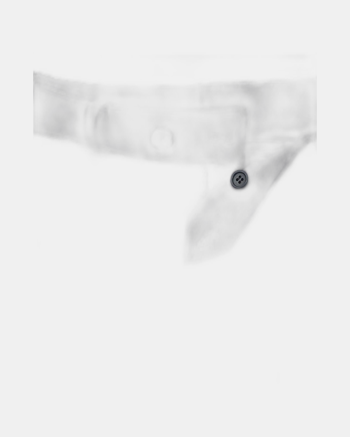 Ugo Boulard Sailor Twill Shorts With Hand Stitched Label Navy