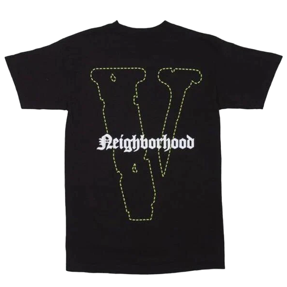 Vlone x Neighborhood Skull Tee Black/Yellow – The Garden