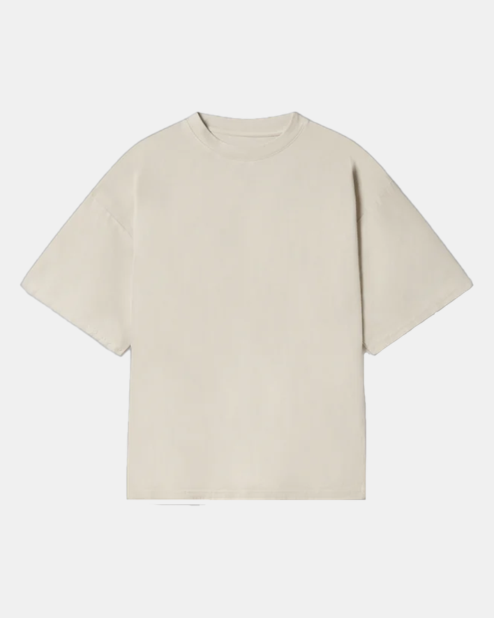 Velor Garments 300 GSM 'Ecru' T-shirt