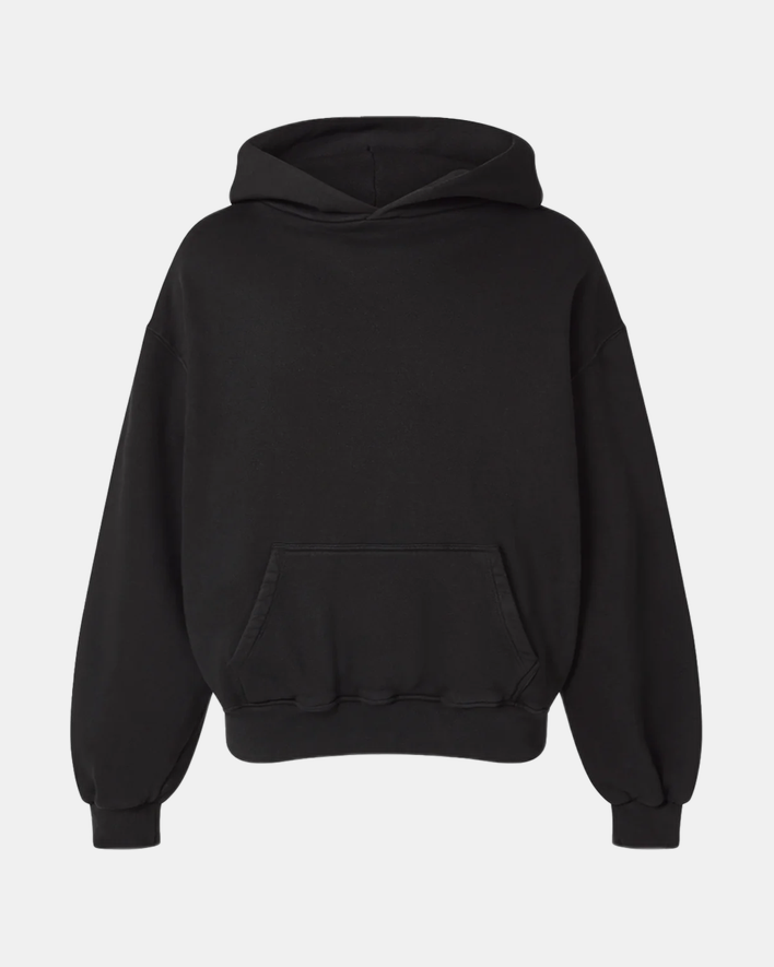 Velour Garments 450 GSM 'Jet Black' Hoodie