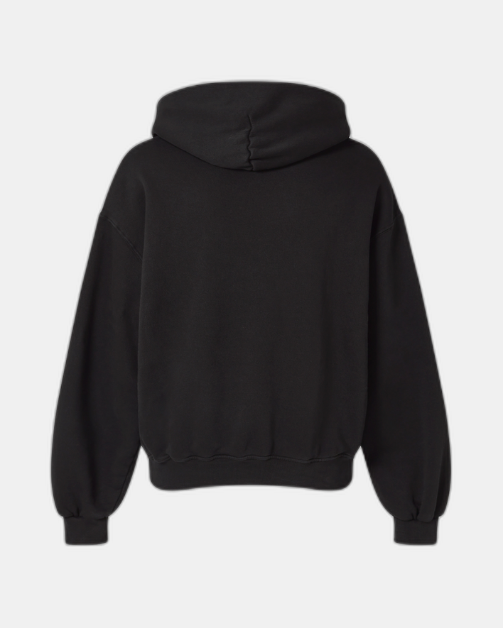 Velour Garments 450 GSM 'Jet Black' Hoodie