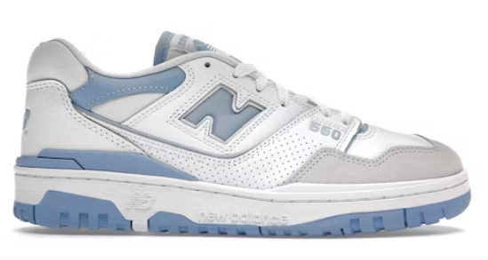 New Balance 550 White Blue Haze Rain Cloud