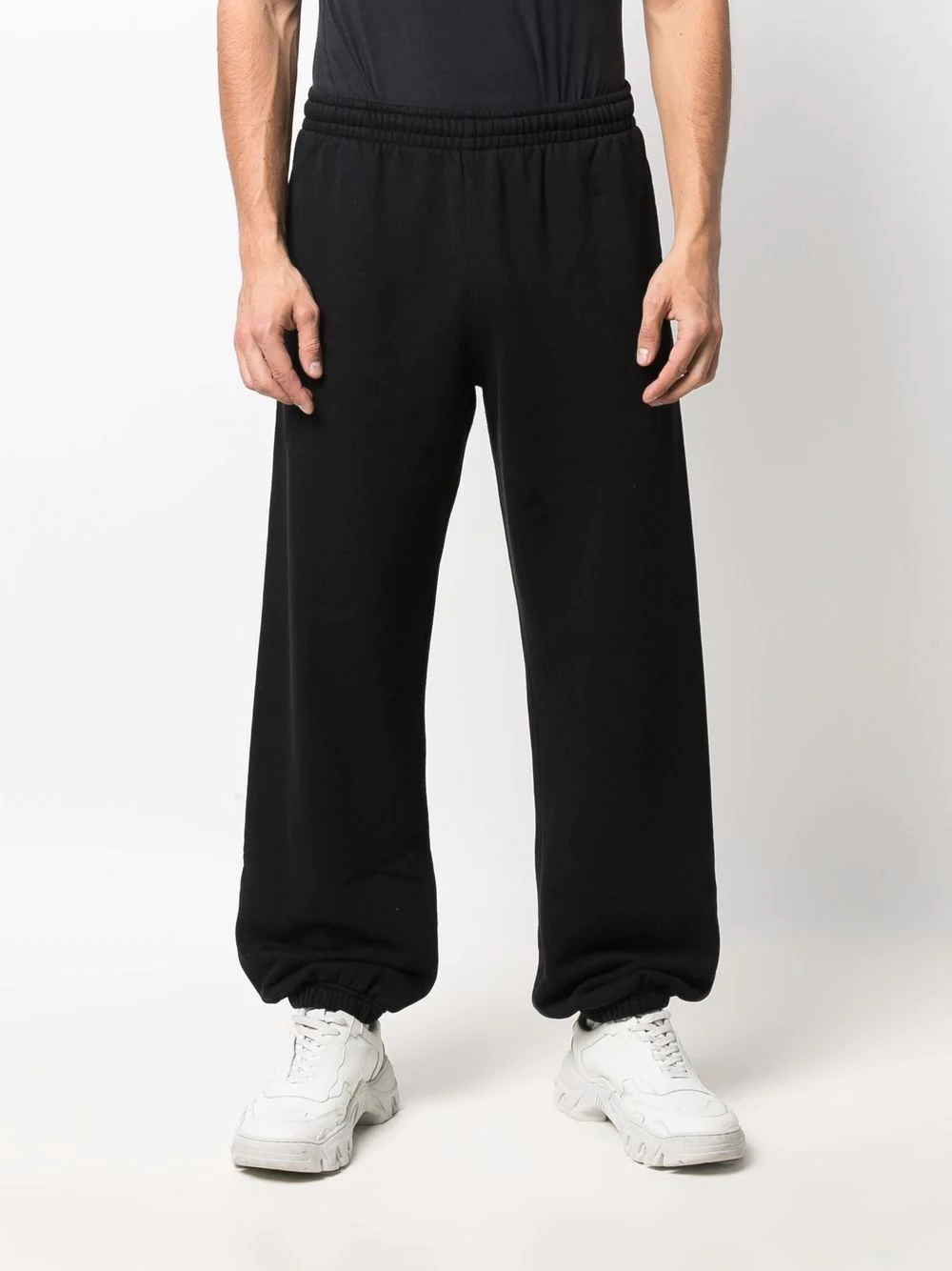 Off-White Diagonal Tab Slim Sweatpants Black