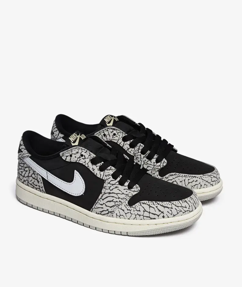 Jordan 1 Retro Low OG Black Cement