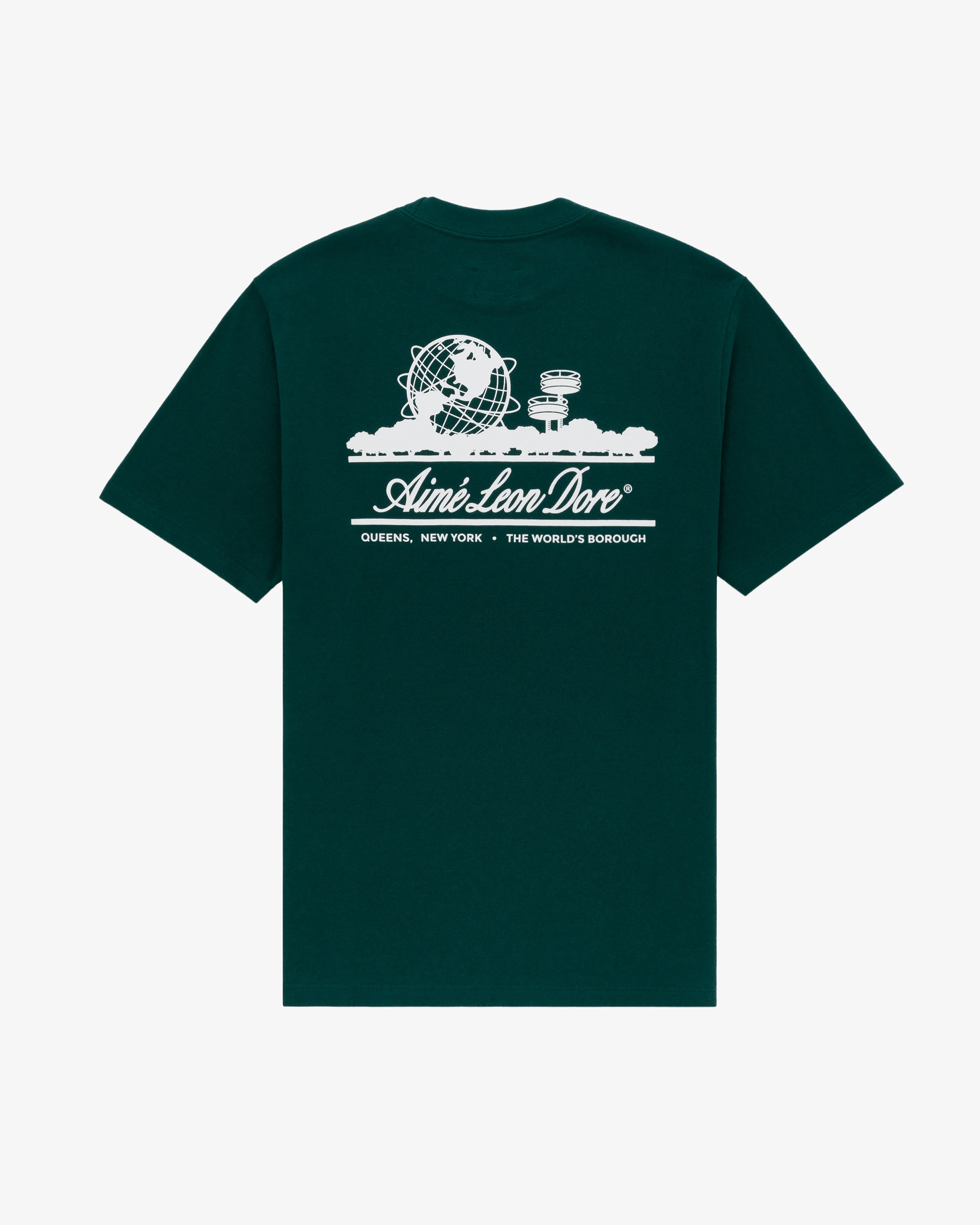 Aime Leon Dore Unisphere Short-Sleeve Tee Pine Green