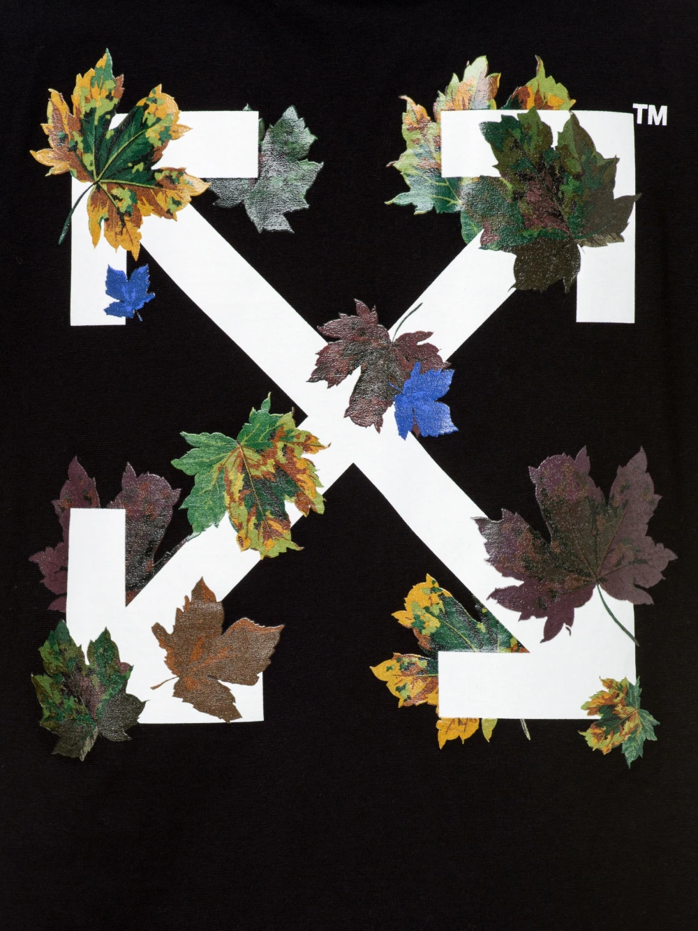 Off-White Leaves Arrow S/S T-Shirt Black