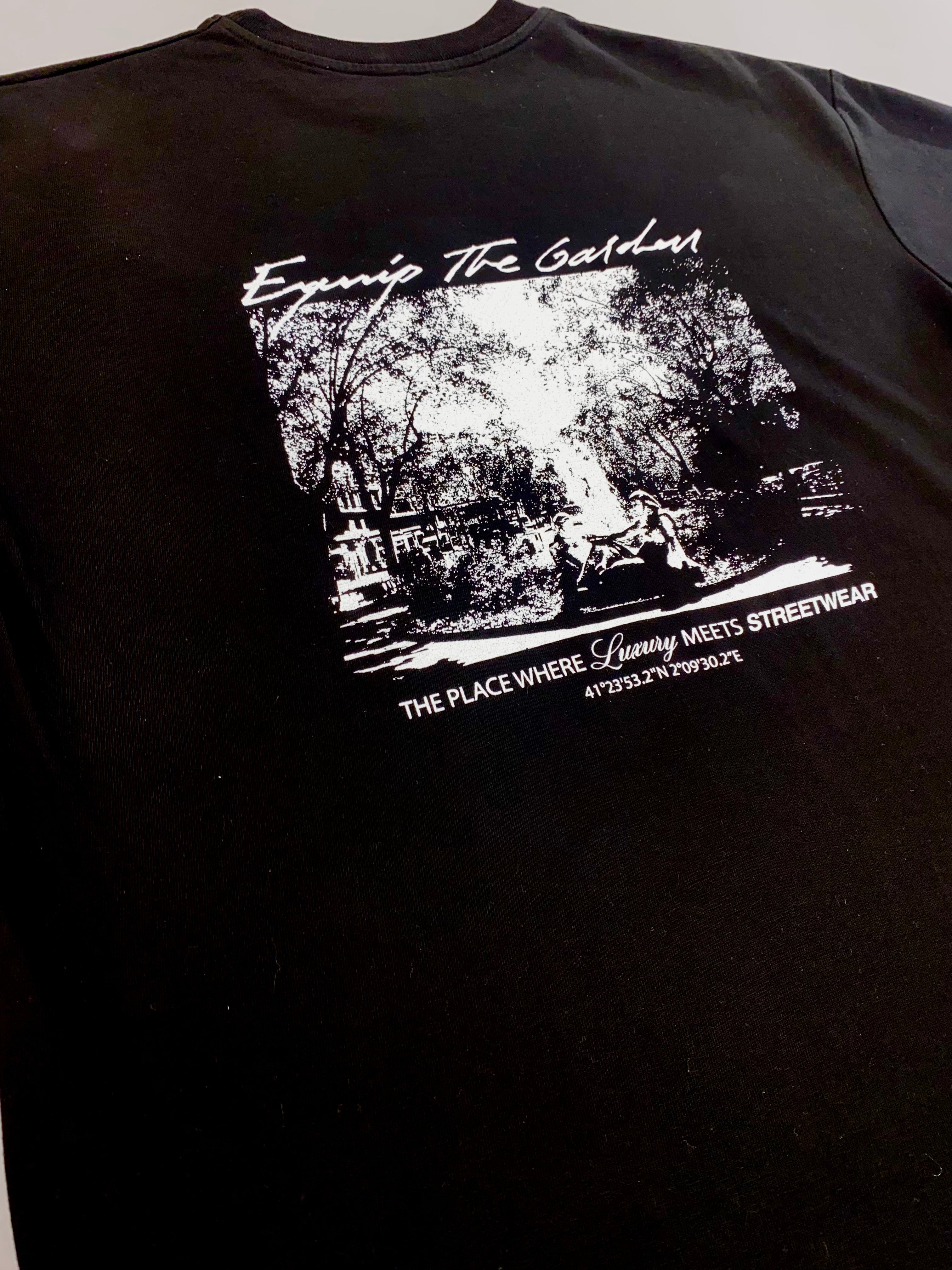 The Garden Logo Tee Black