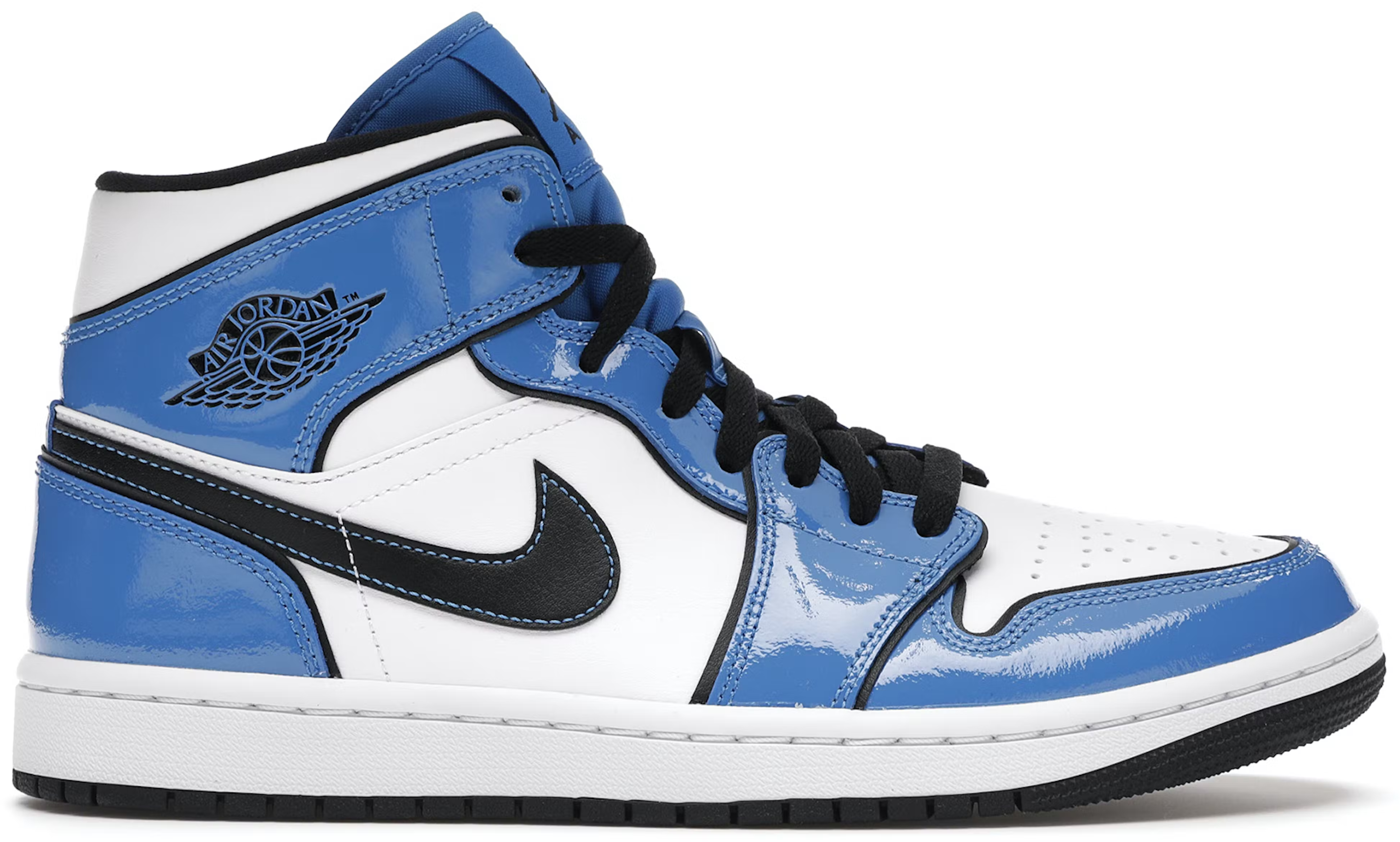 Jordan 1 Mid Signal Blue THE GARDEN