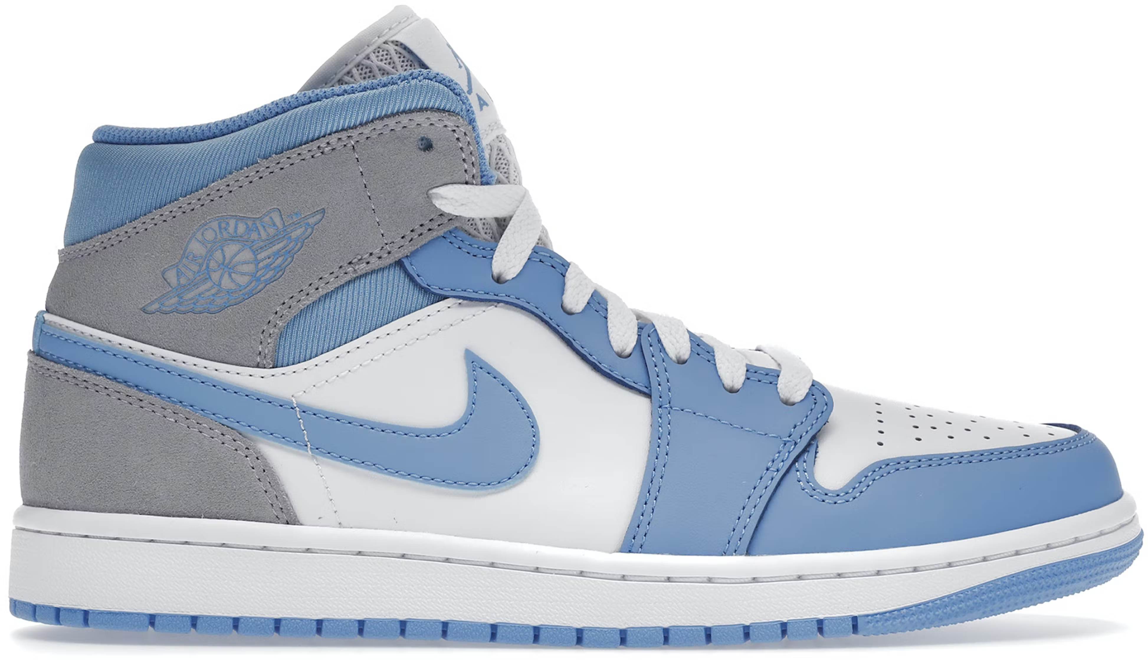 Jordan 1 Mid University Blue Grey THE GARDEN