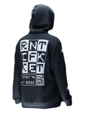 Nike x RTFKT AR Hoodie Black THE GARDEN