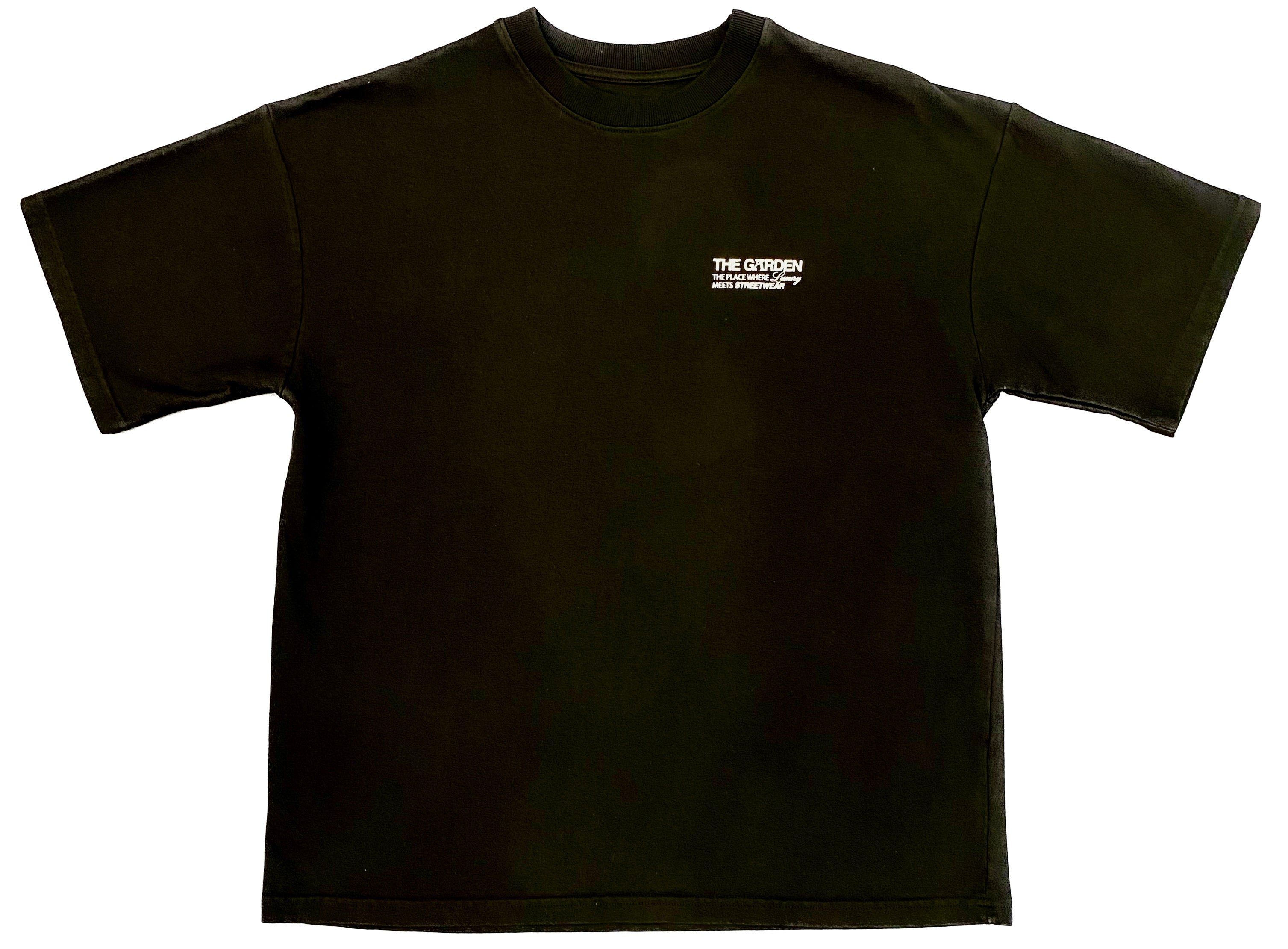 The Garden Logo Tee Black