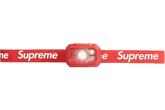 Supreme Black Diamond Storm 400 Headlamp Red THE GARDEN