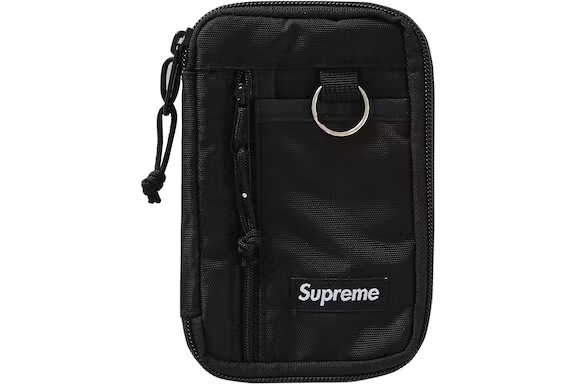 Supreme Small Zip Pouch Black THE GARDEN
