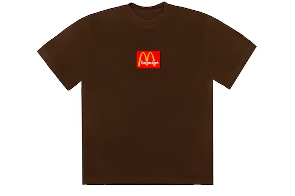 Travis Scott x McDonald's Sesame III T-shirt Brown THE GARDEN