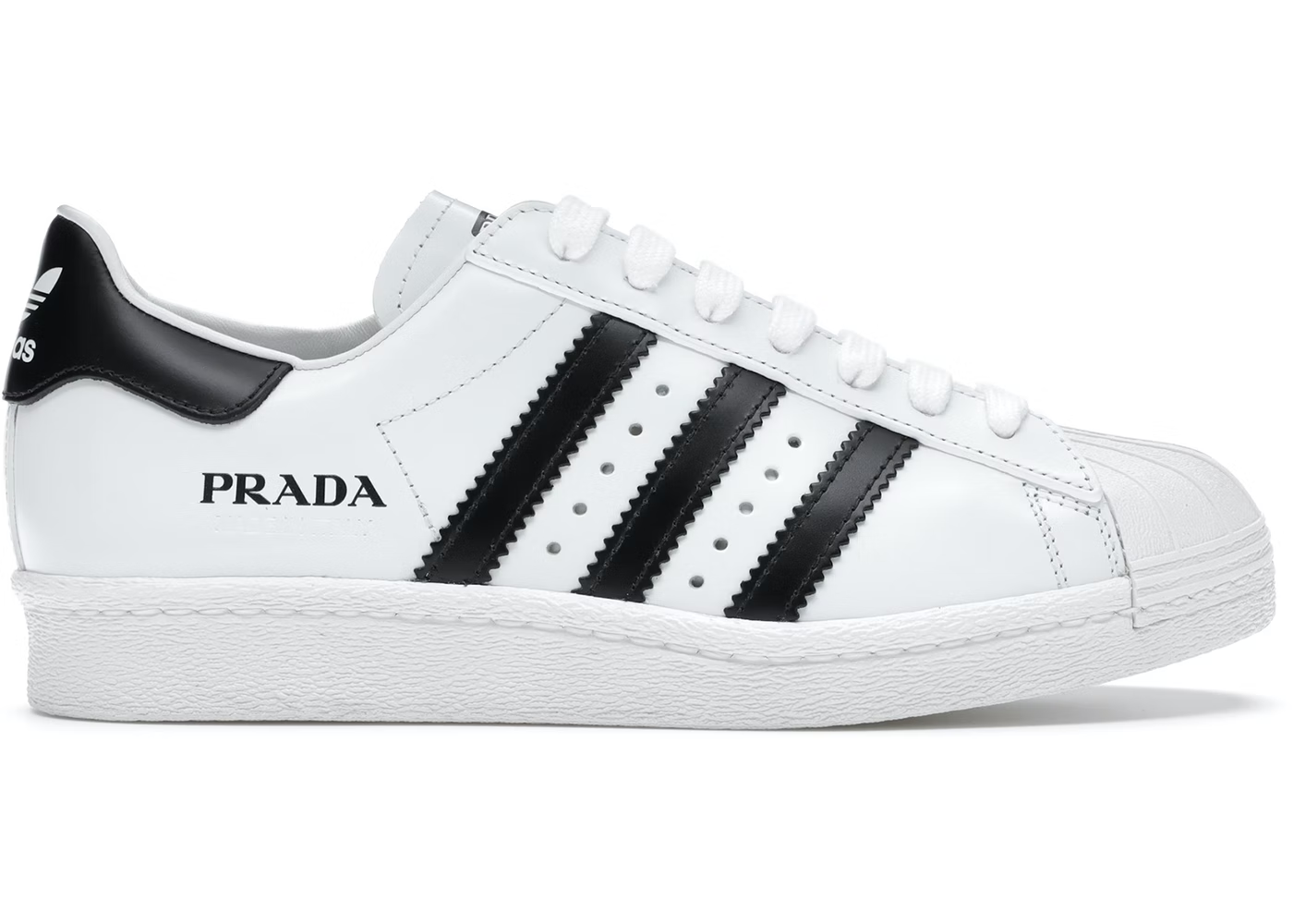 adidas Superstar Prada White Black - Main Image