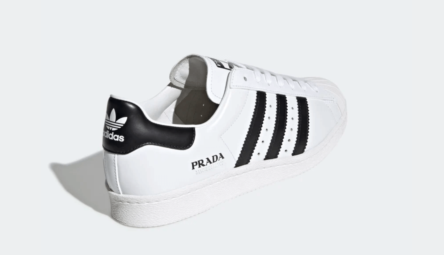 adidas Superstar Prada White Black
