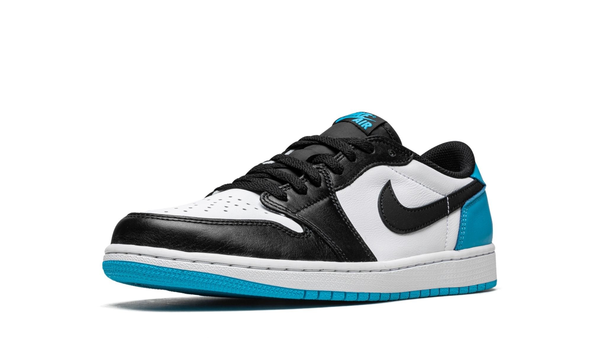 Jordan 1 Retro Low OG Black Dark Powder Blue