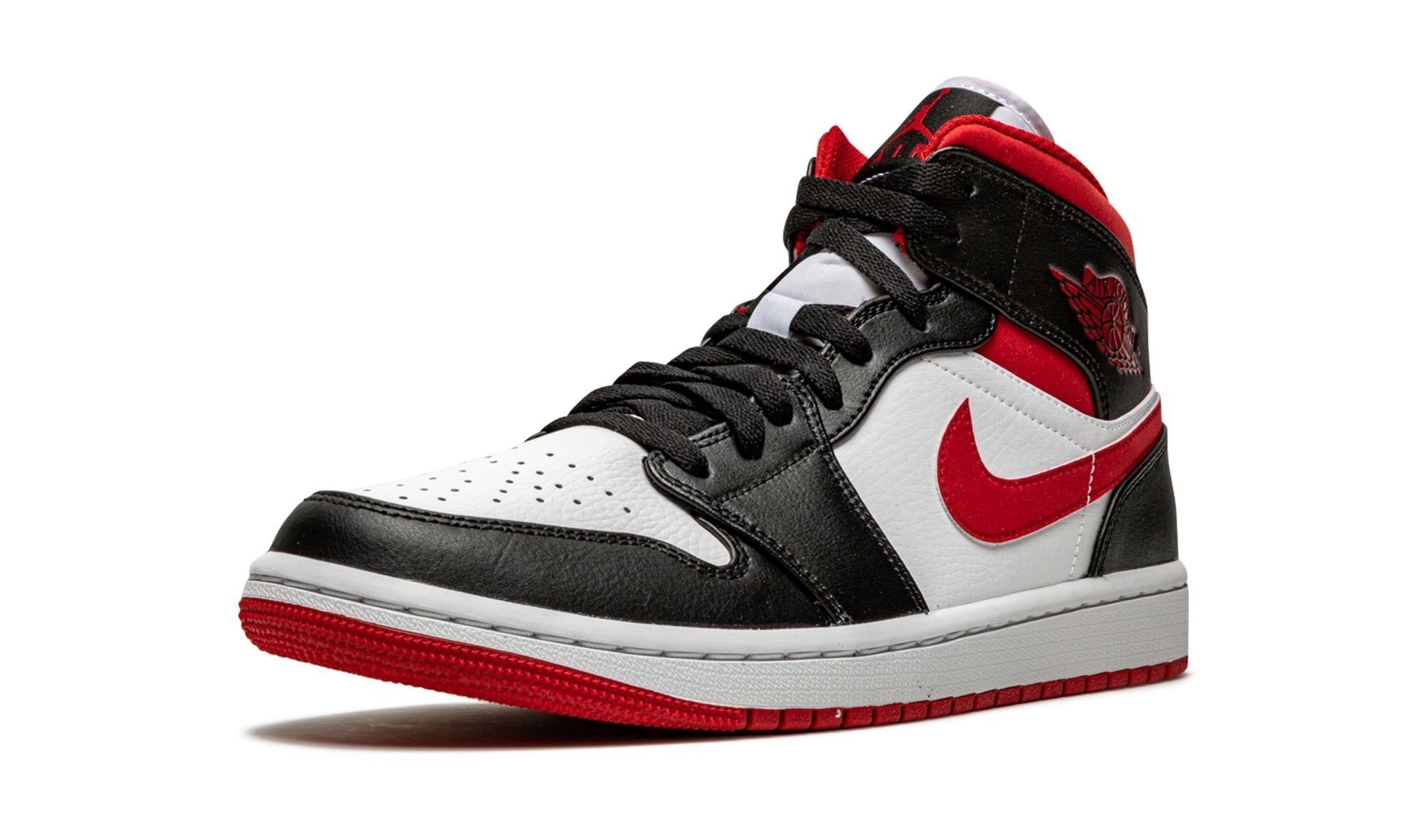 Jordan 1 Mid Gym Red Black White GS