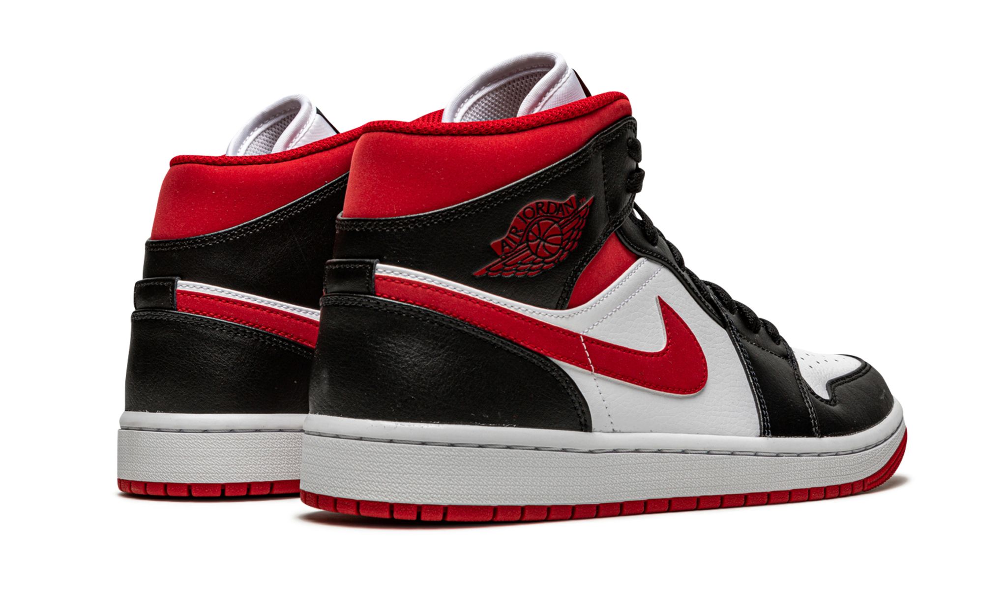 Jordan 1 Mid Gym Red Black White GS