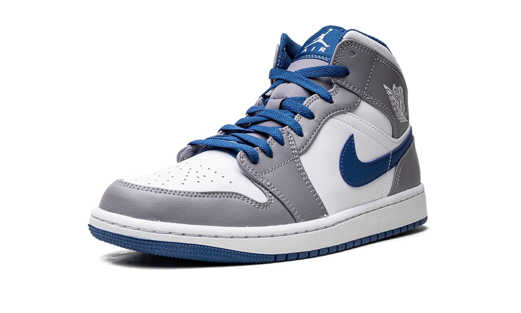 Jordan 1 Mid True Blue Cement GS