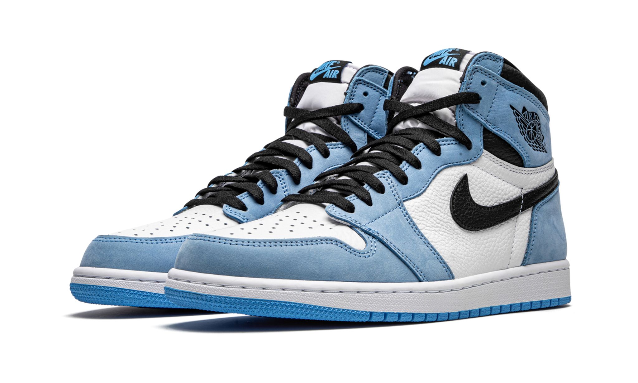 Jordan 1 Retro High White University Blue Black GS