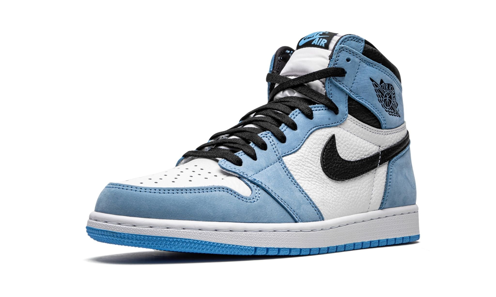 Jordan 1 Retro High White University Blue Black GS