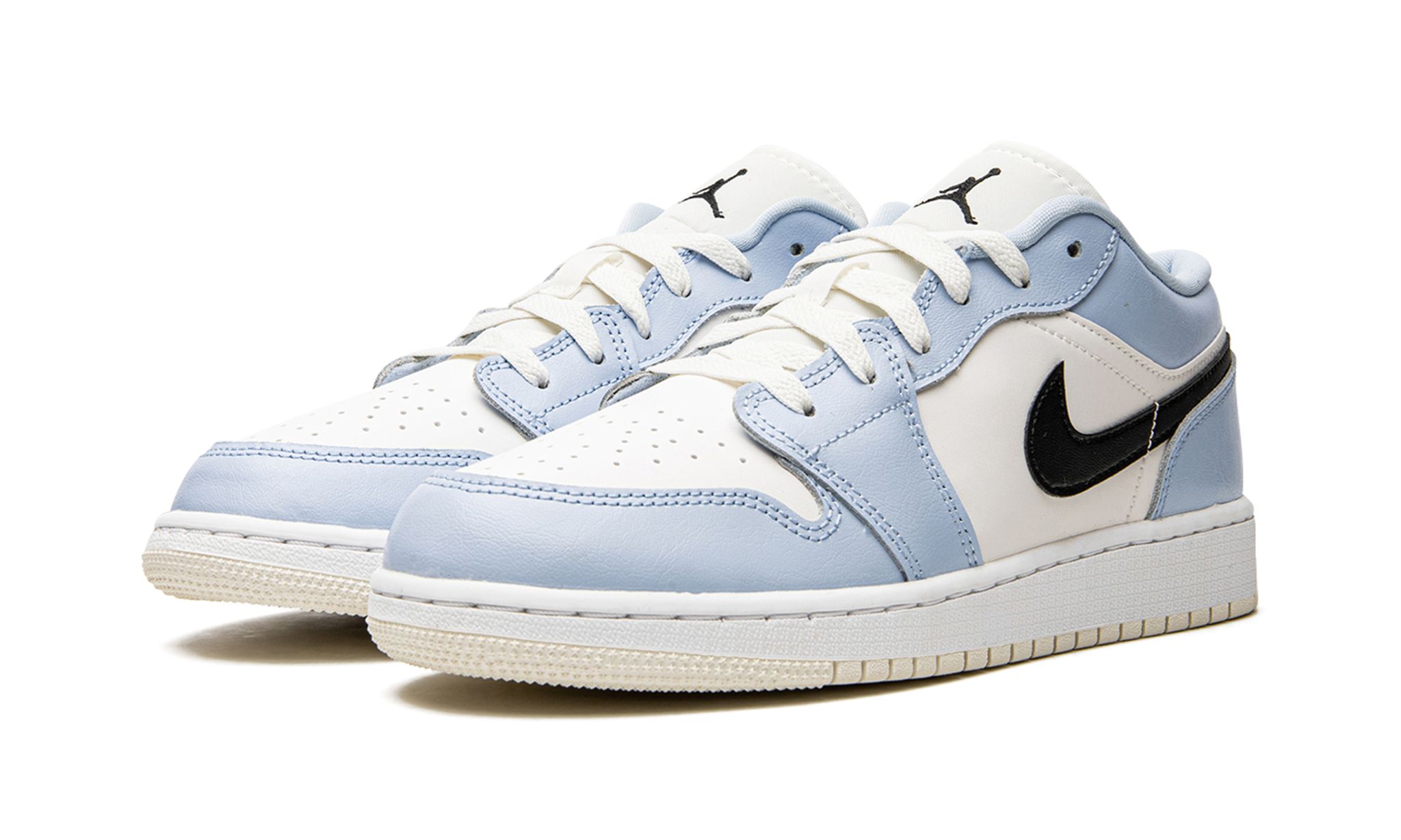 Jordan 1 Low Ice Blue Black (GS)