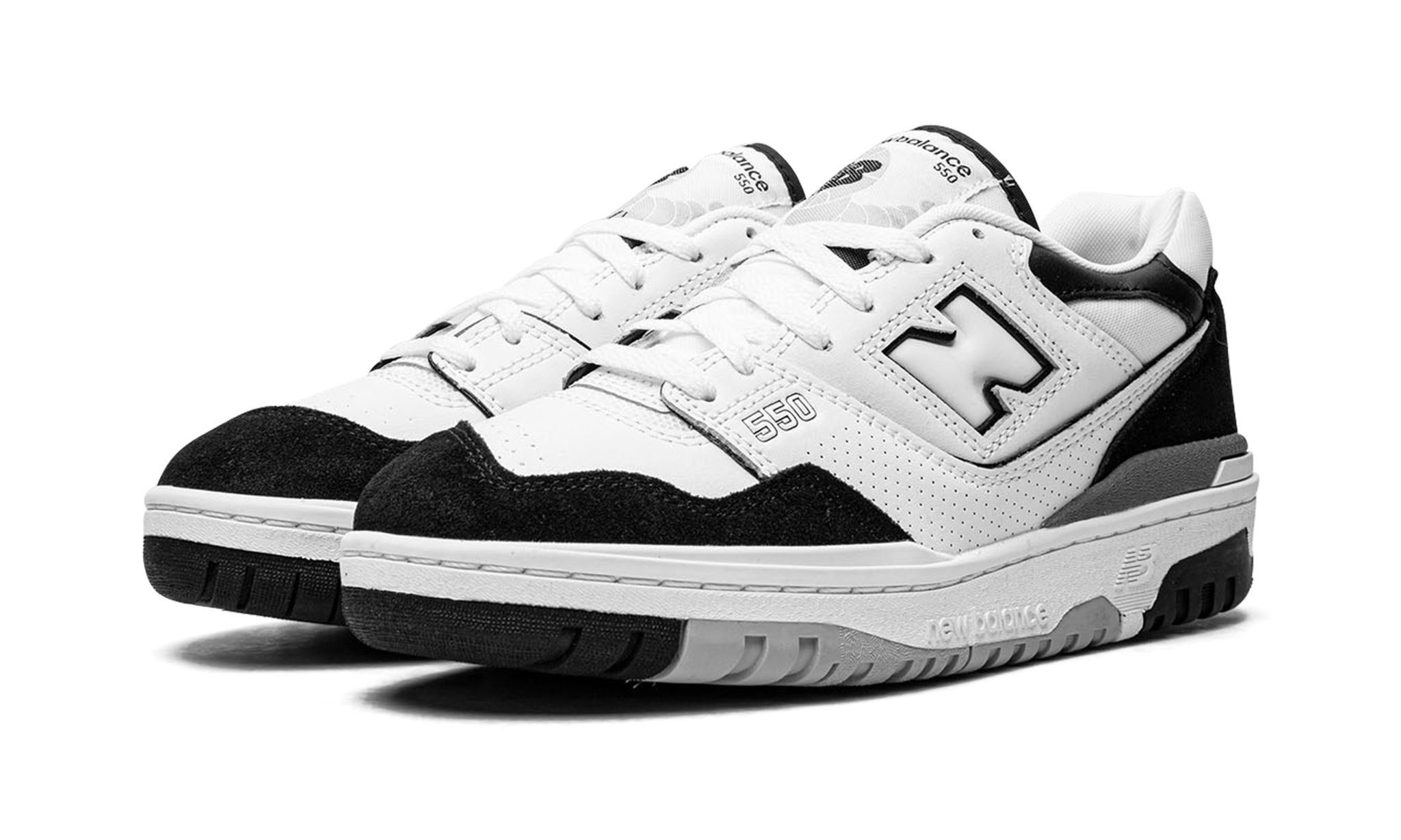 New Balance 550 White Black Rain Cloud GS