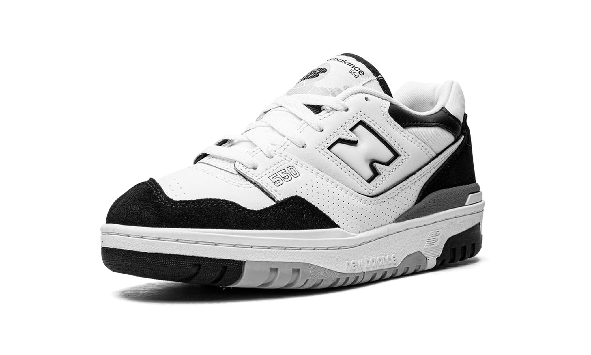 New Balance 550 White Black Rain Cloud GS