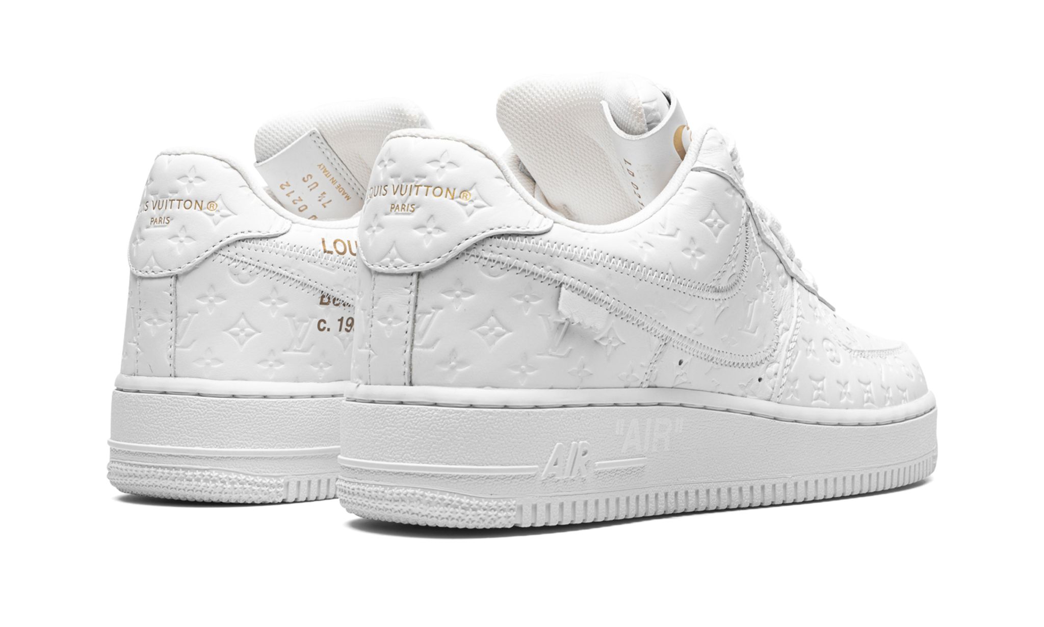 Louis Vuitton Nike Air Force 1 Low By Virgil Abloh White Red – The Garden
