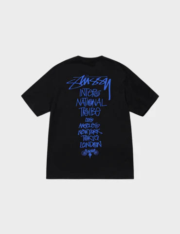 Stussy Tribe Stack T-Shirt Schwarz