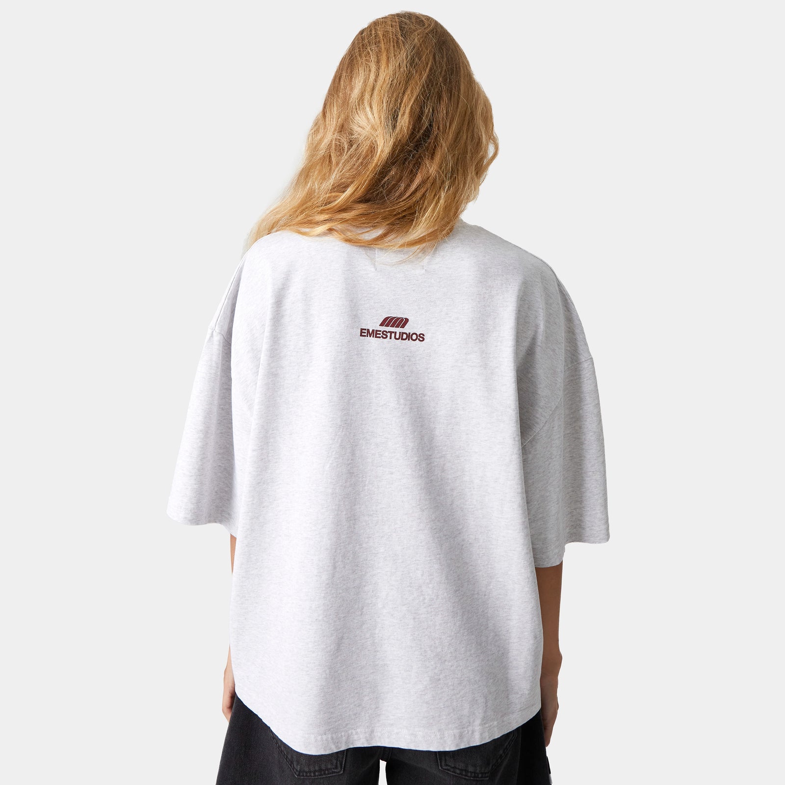 Eme Studios BBS Heather Gray Oversized Tee