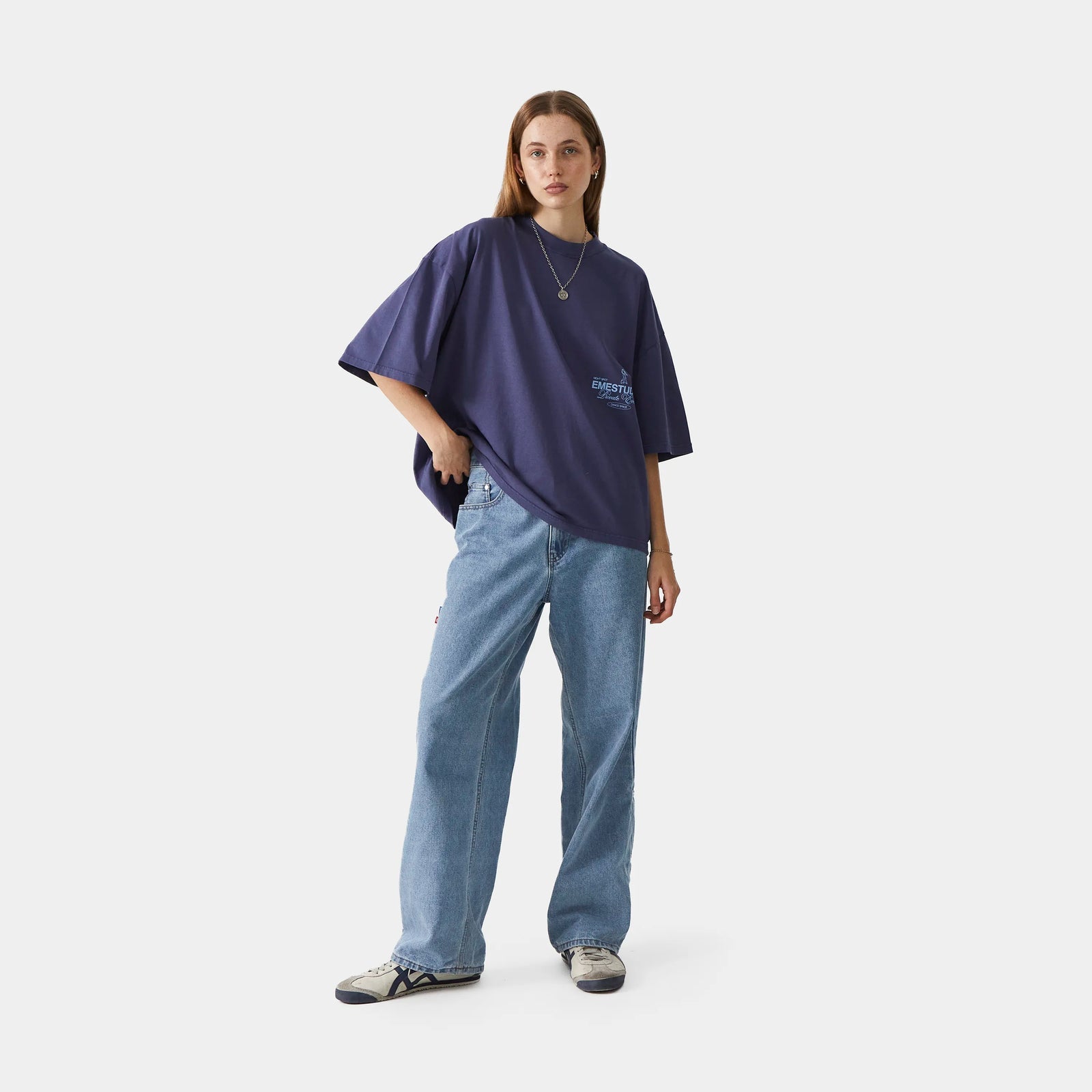 Eme Studios Disco Indigo Oversized Tee