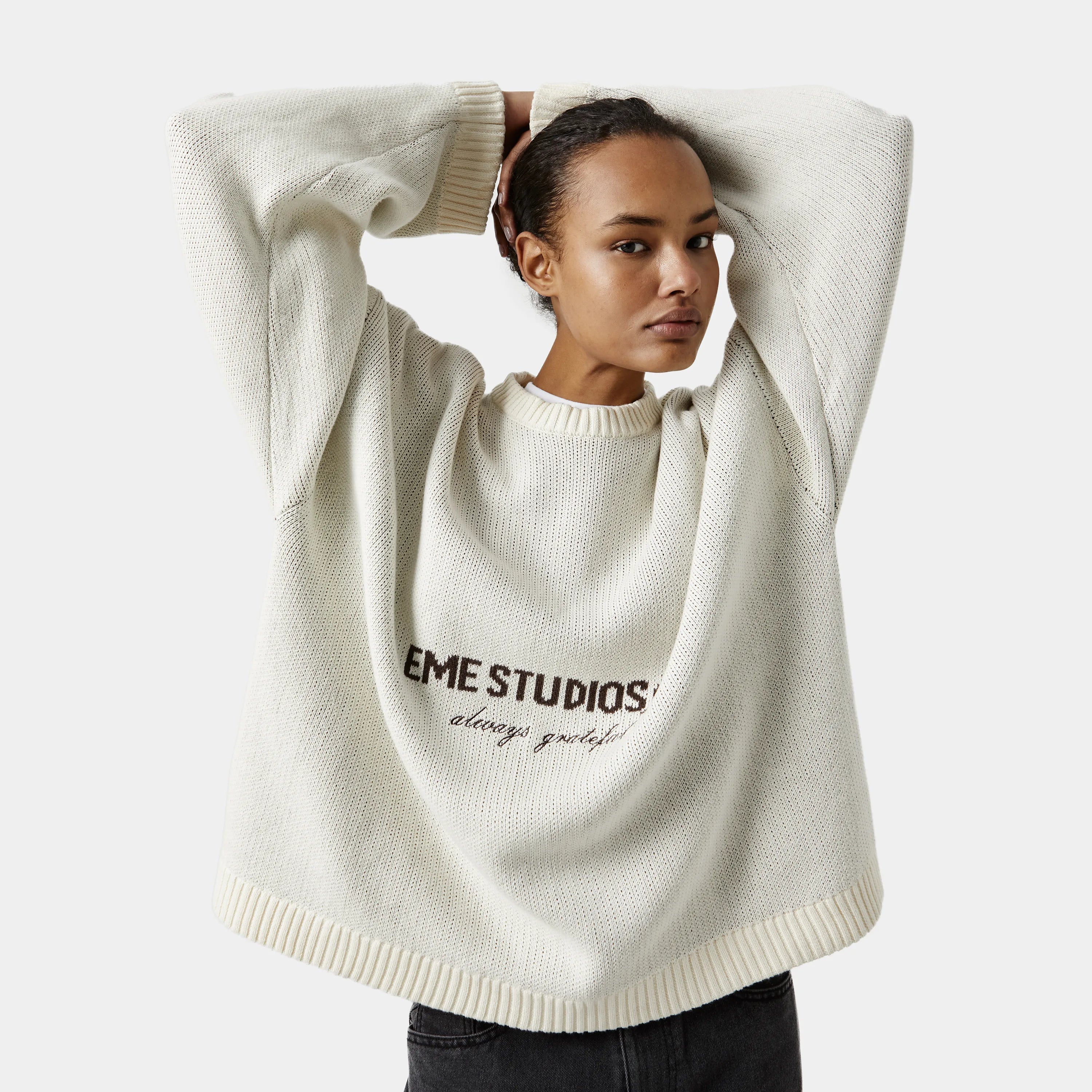 Eme Studios Master Off Sand Strickpullover