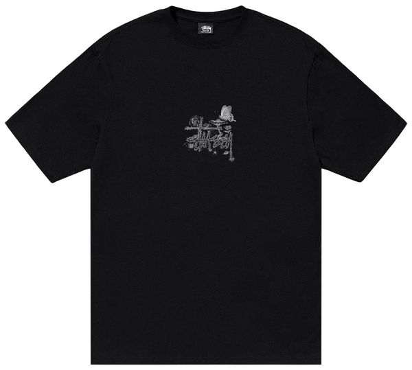 Stussy In Bloom T-Shirt Black