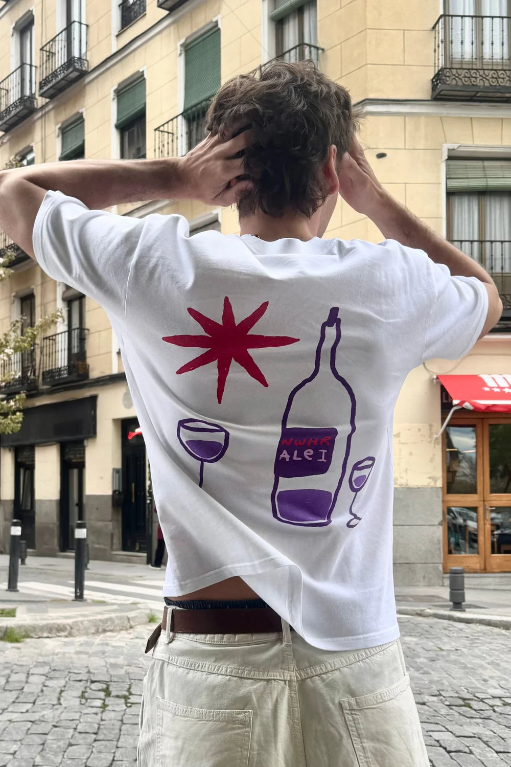 NWHR Viño da casa T-shirt White