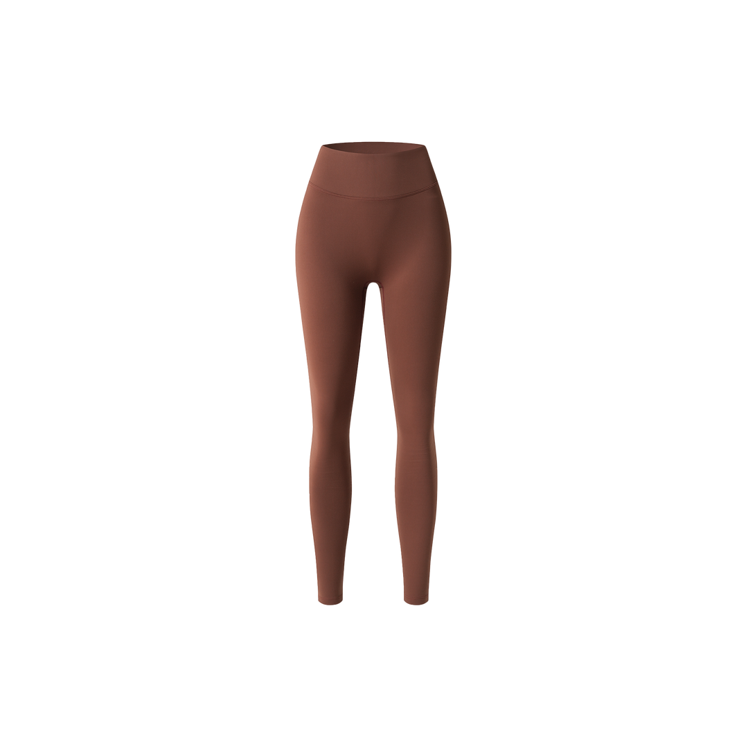 Jelenew logo Soft-brushed Leggings Smoky Brown