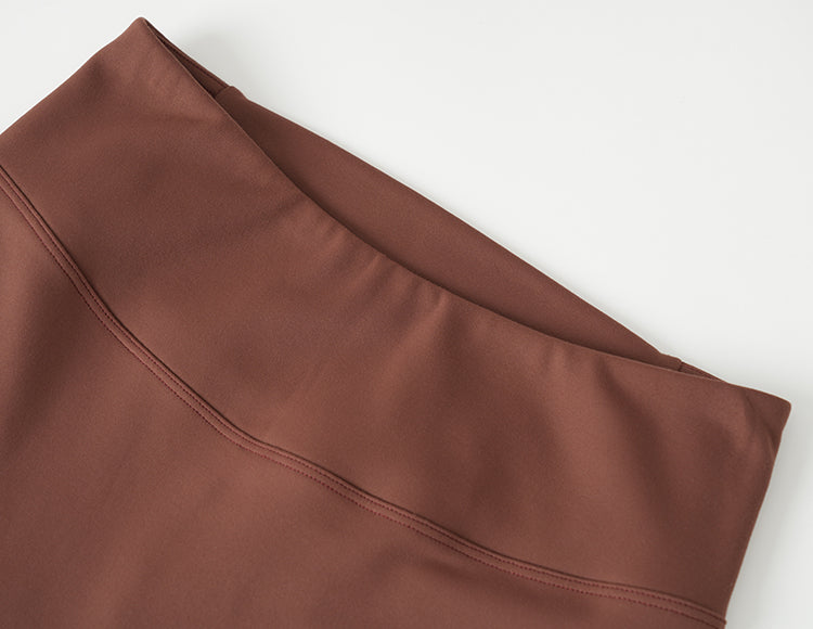 Jelenew logo Soft-brushed Leggings Smoky Brown