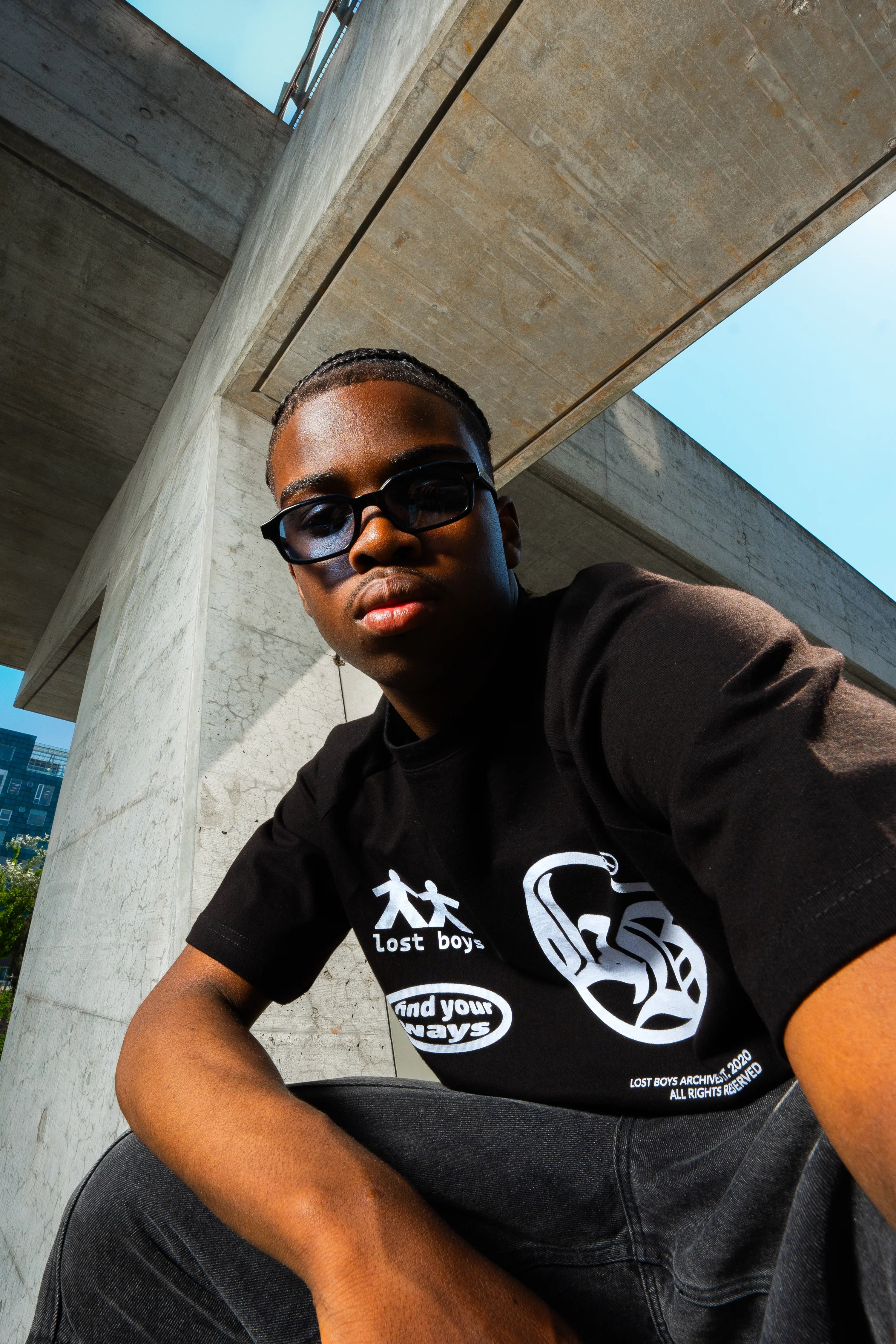 Lost Boys Logo Mania Tee Black