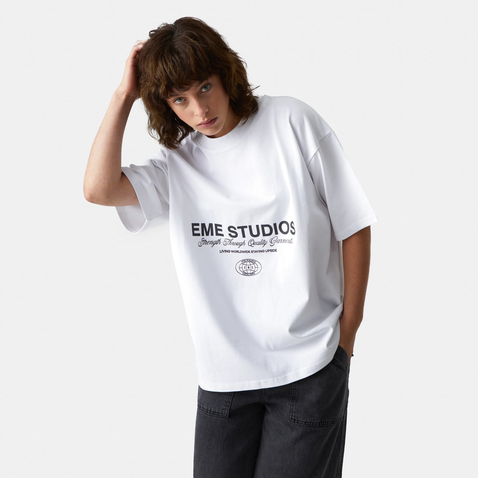 Eme Studios Touch Pearl Oversized Tee